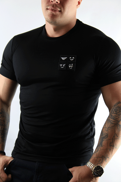 Emporio Armani FÉRFI FEKETE PÓLÓ